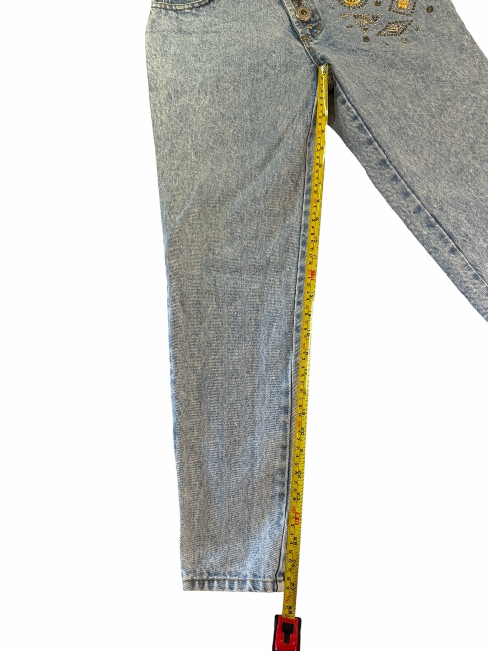 Dakota Light Wash Embellished Women's Denim Jeans And Jacket - Picture 16 of 16